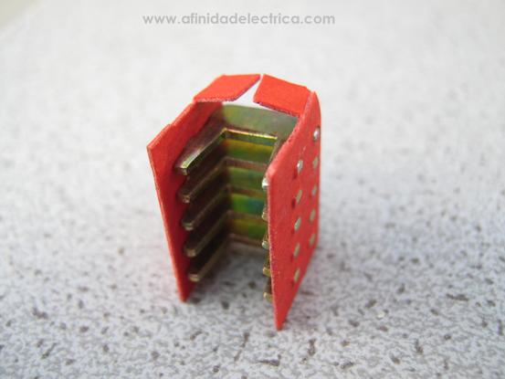 Detalle de uno de los módulos apagachispas.
